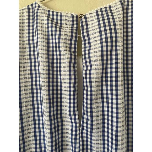 Julia Jordan Gingham Tiered Maxi Long Dress Spring Cottage Core Preppy Easter 14 - Picture 6 of 10